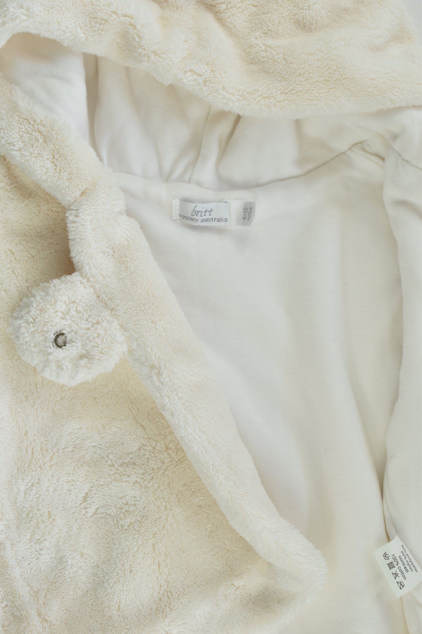 Britt (Sydney) Size 0 (6-12 months) Fluffy Jacket