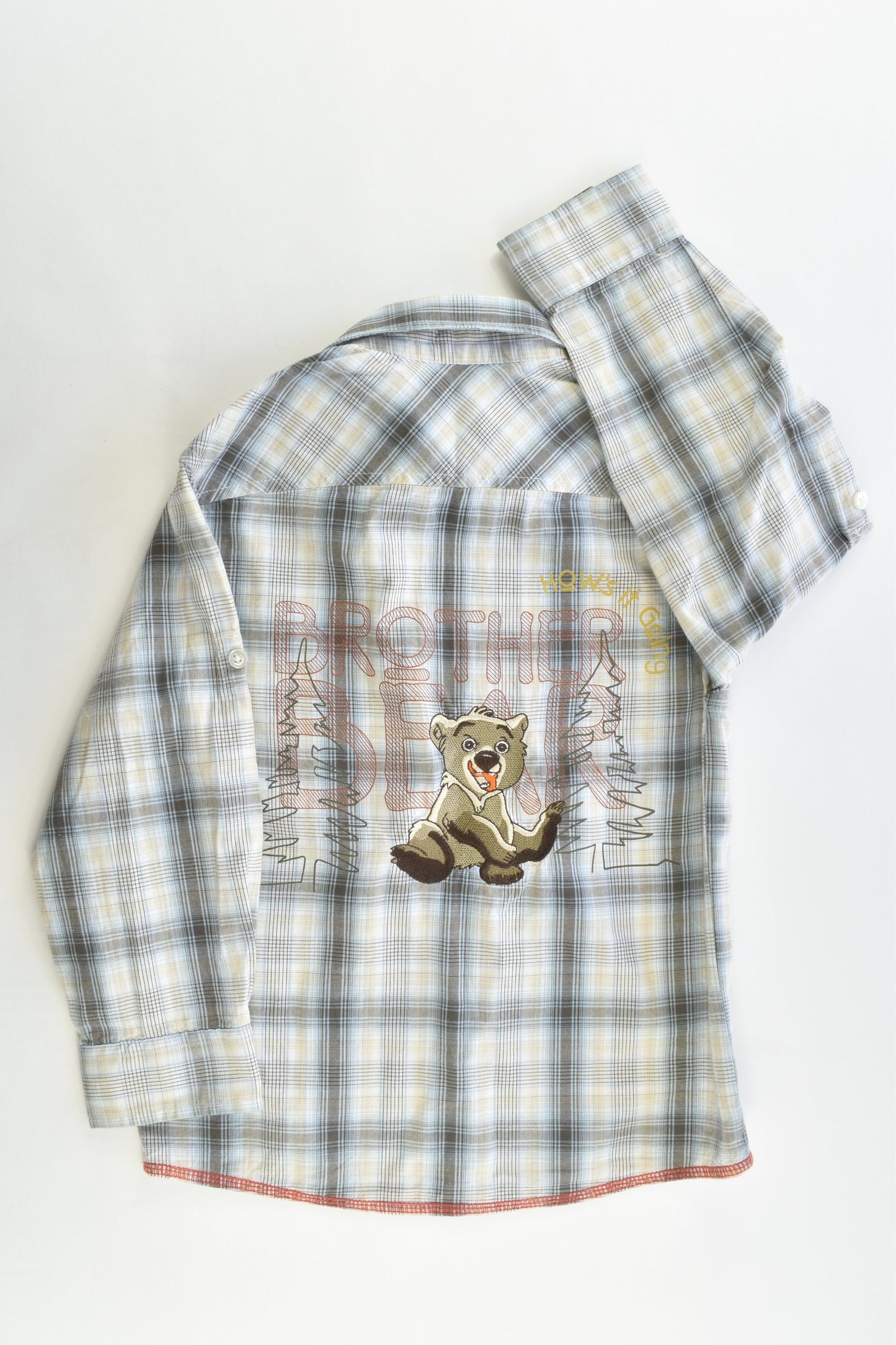 Brother Bear Koda Size 5 Collared Shirt