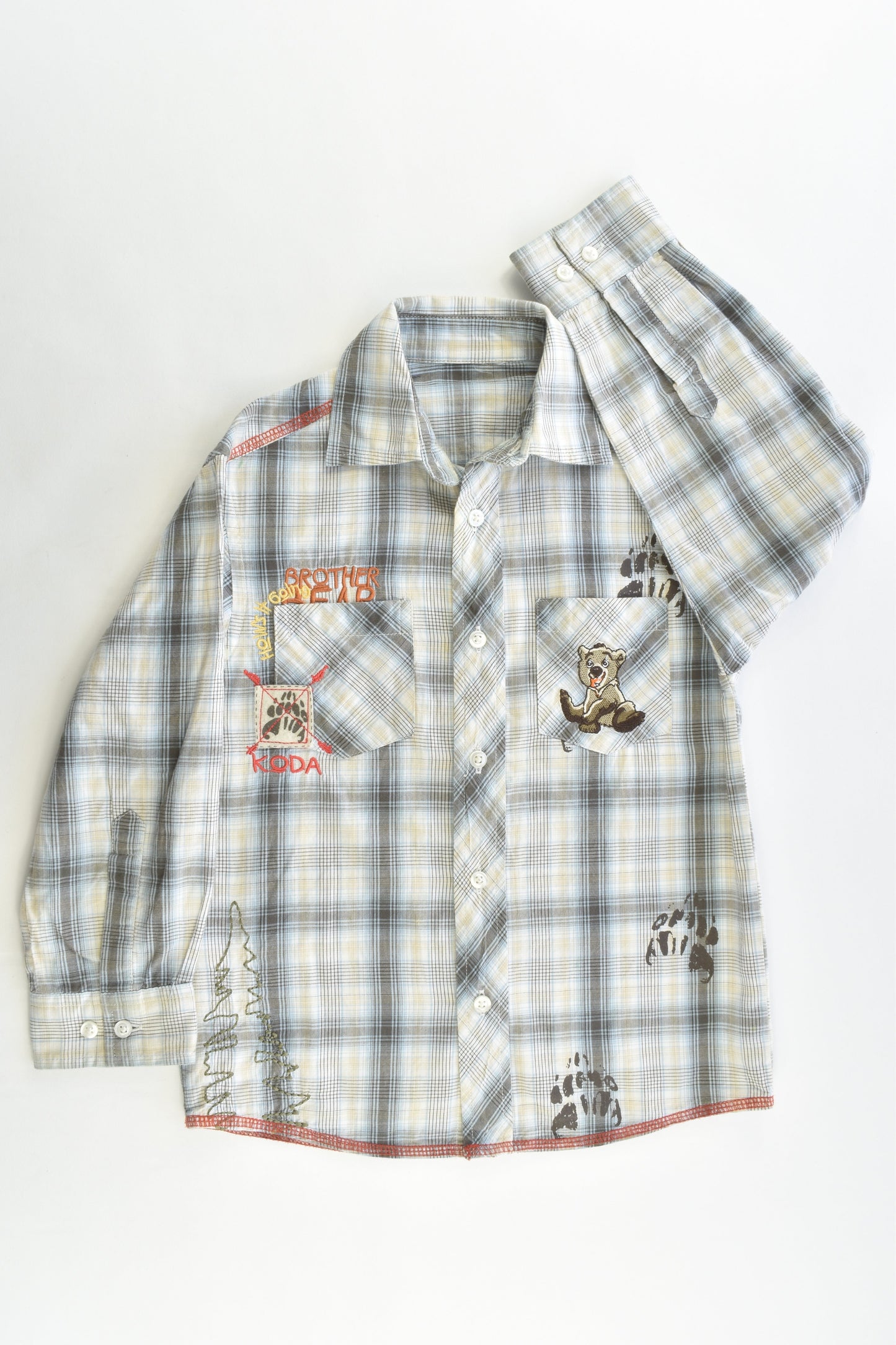 Brother Bear Koda Size 5 Collared Shirt