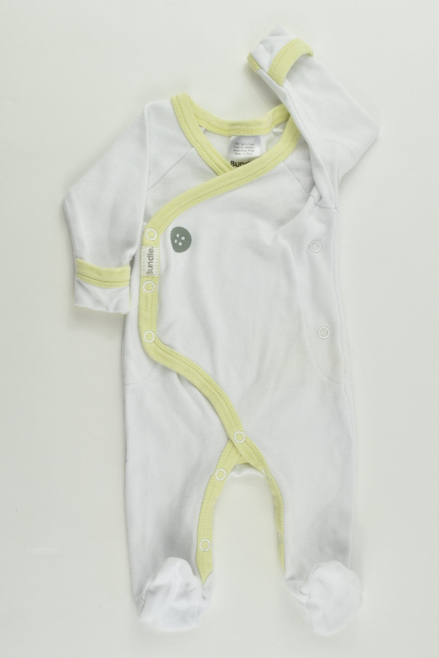 Bundle Size 0000 Organic Footed Romper
