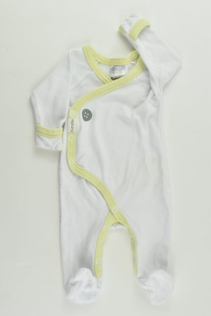 Bundle Size 0000 Organic Footed Romper
