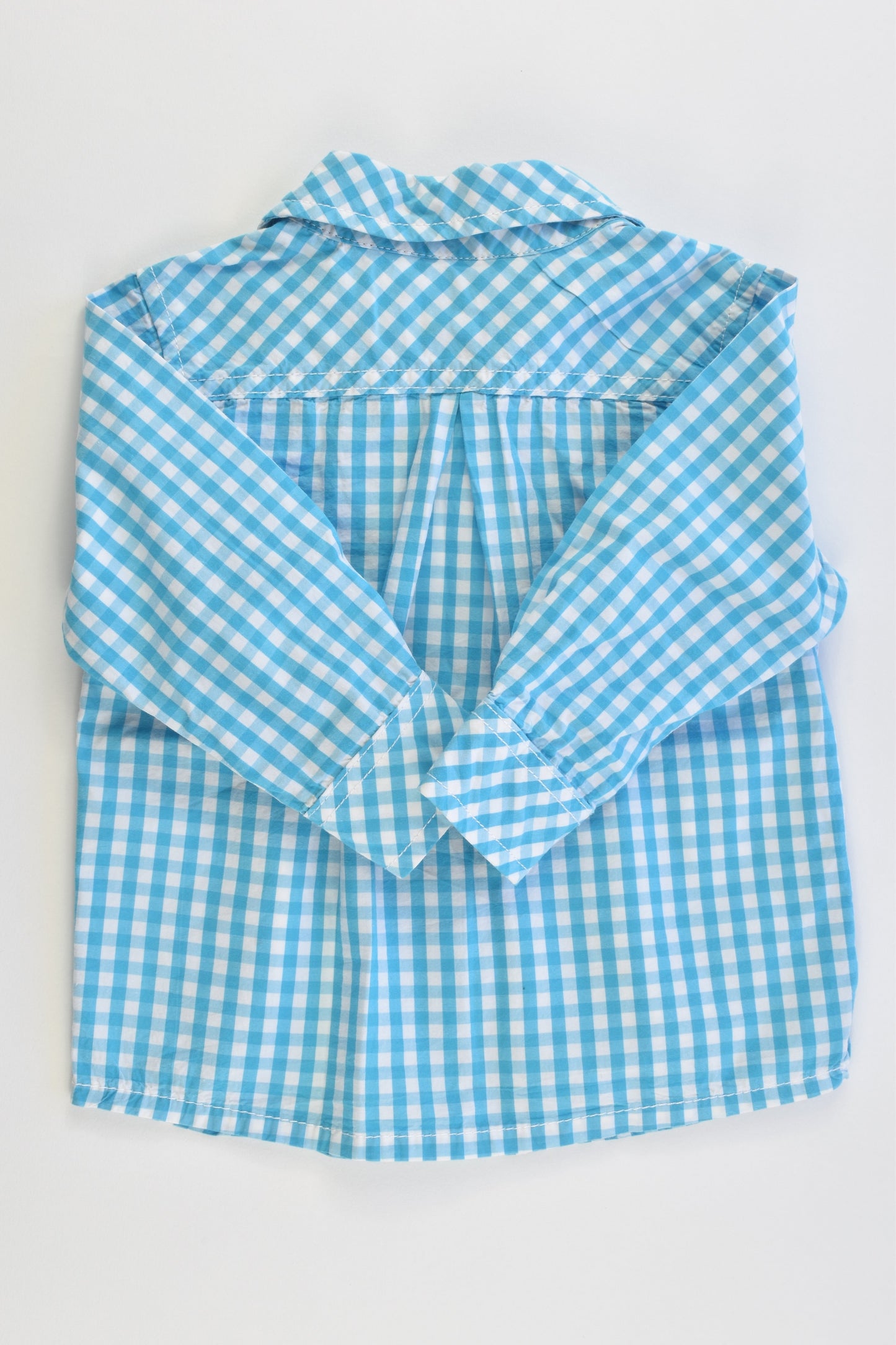 C&A (Germany) Size 0 (74 cm) Checked Collared Shirt