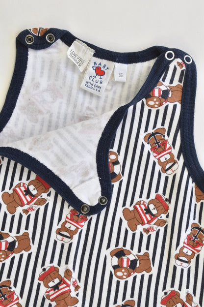 C&A Size 56 cm (000) Sailor Teddy Overalls