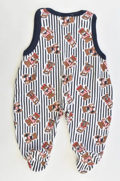 C&A Size 56 cm (000) Sailor Teddy Overalls