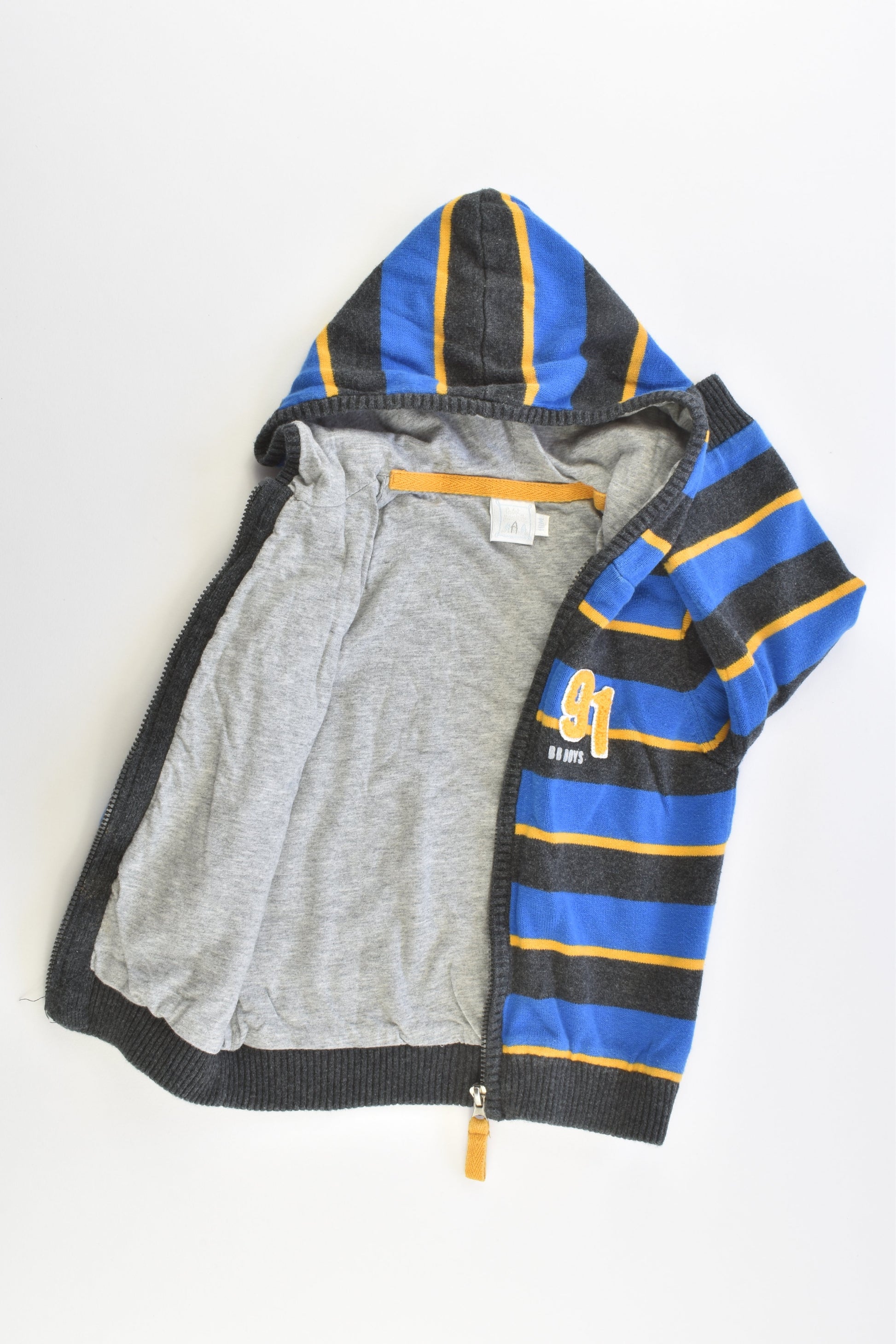 Cadet Rousselle (France) Size 1 (18 months) Lined Hooded Knitted Jumper