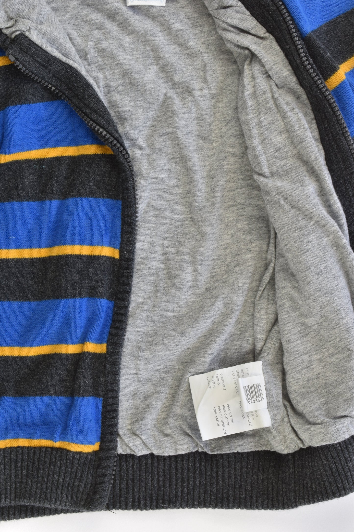 Cadet Rousselle (France) Size 1 (18 months) Lined Hooded Knitted Jumper