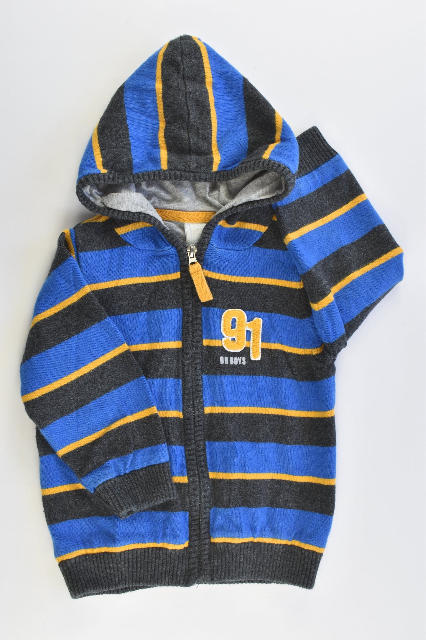 Cadet Rousselle (France) Size 1 (18 months) Lined Hooded Knitted Jumper