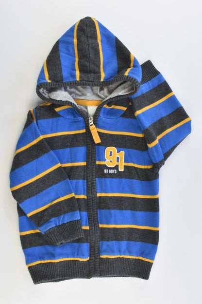 Cadet Rousselle (France) Size 1 (18 months) Lined Hooded Knitted Jumper