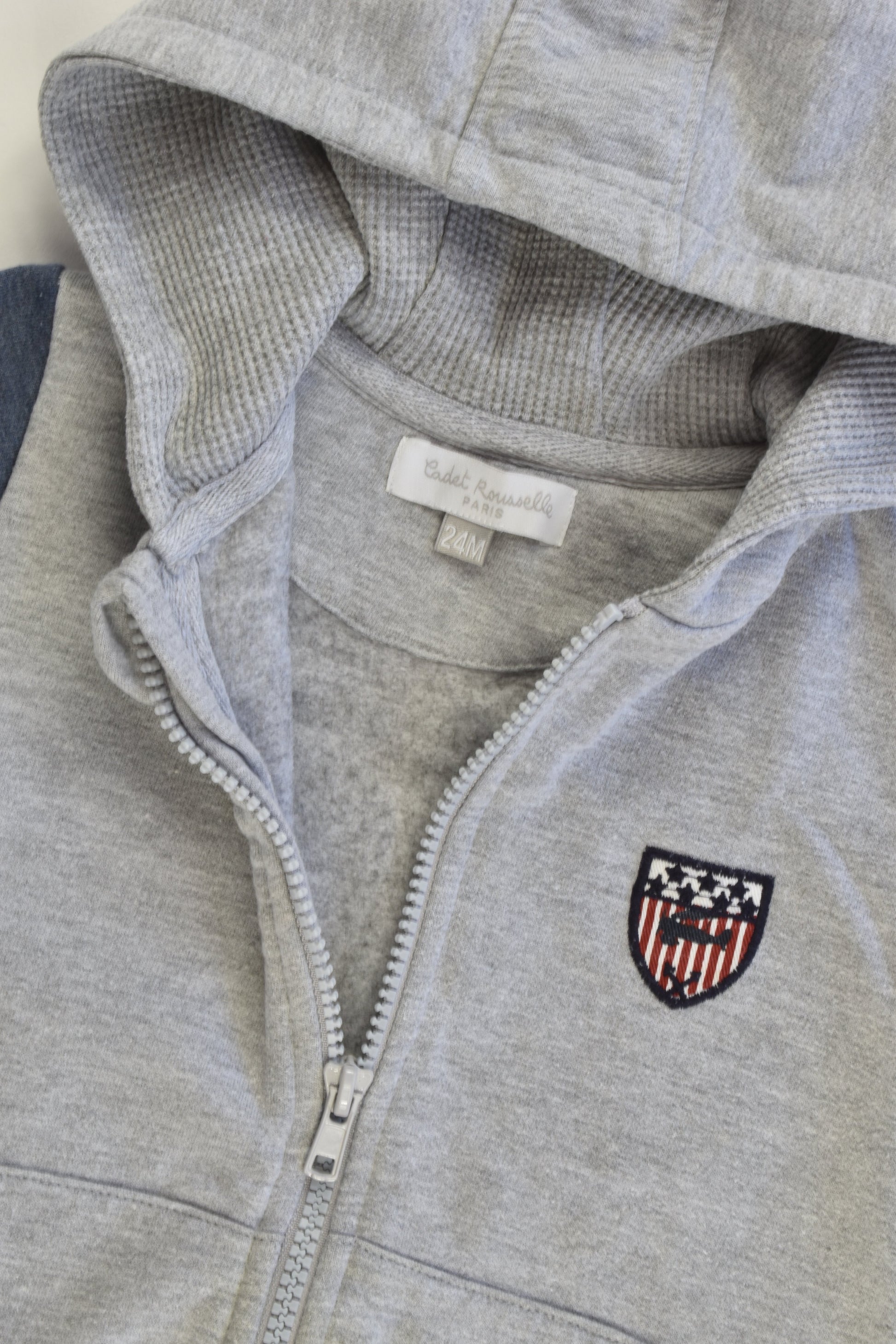 Cadet Rousselle (France) Size 1-2 (24 months) Hooded Jumper