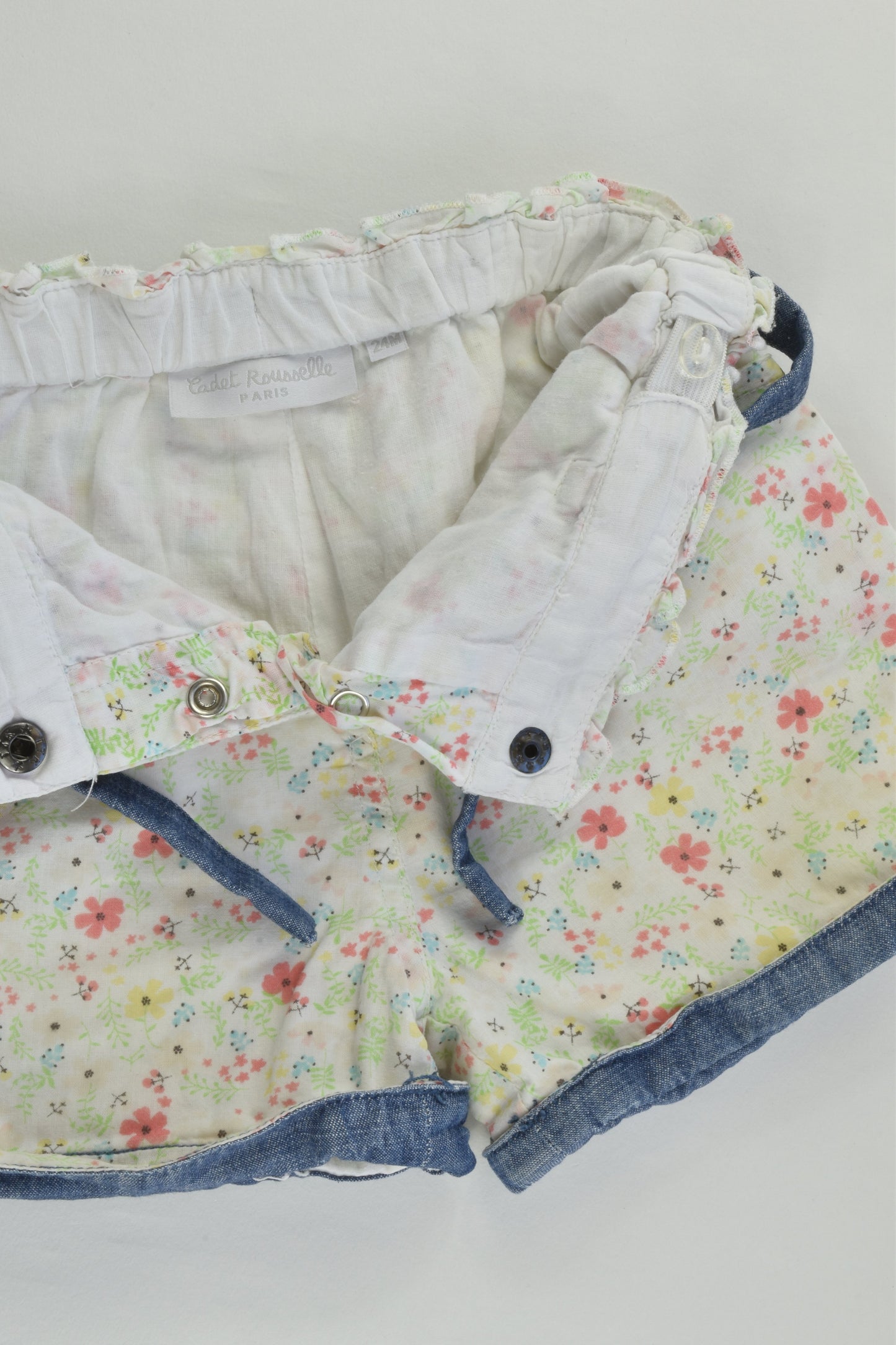 Cadet Rousselle (Paris) Size 1-2 (24 months) Floral Shorts