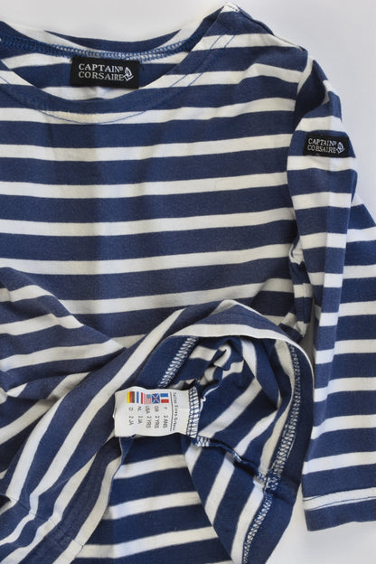 Captain Corsaire (France) Size 2 Striped Top