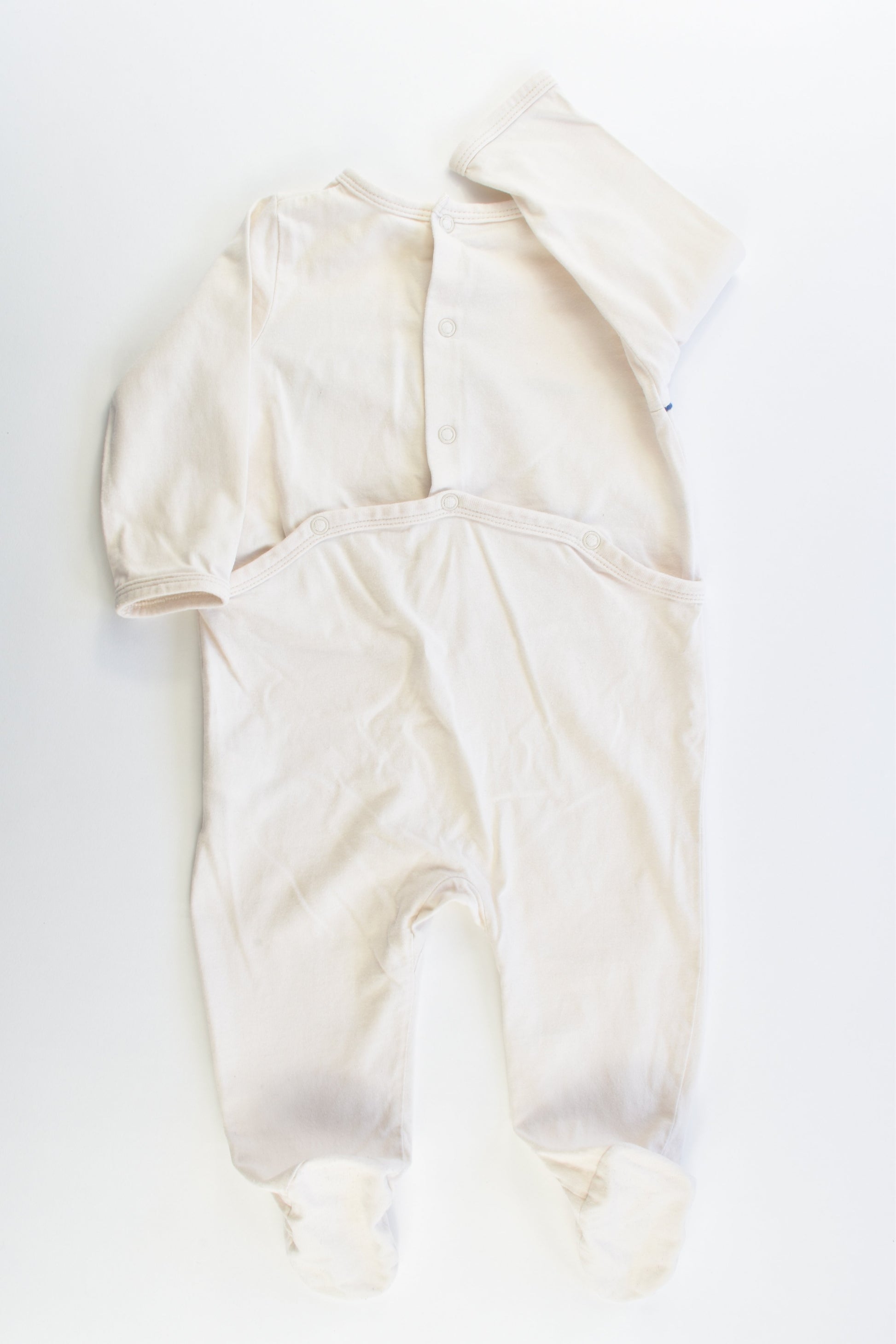 Carrefour (Spain) Size 00 (9 months) Footed 'I Love My Mummy' Romper