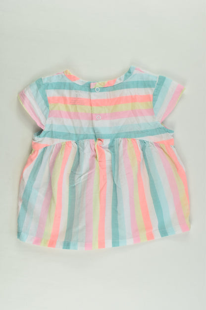 Carter's Size 0 (12 months) Striped Blouse