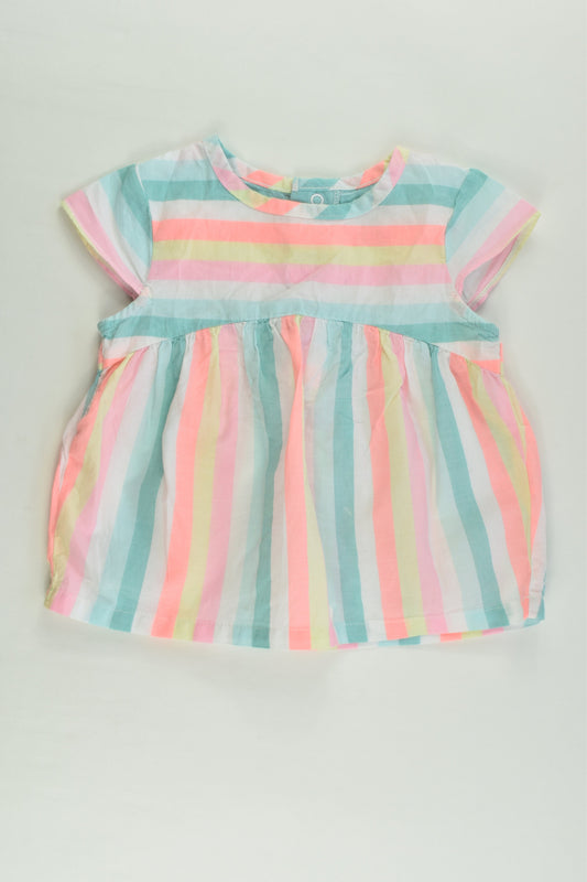 Carter's Size 0 (12 months) Striped Blouse