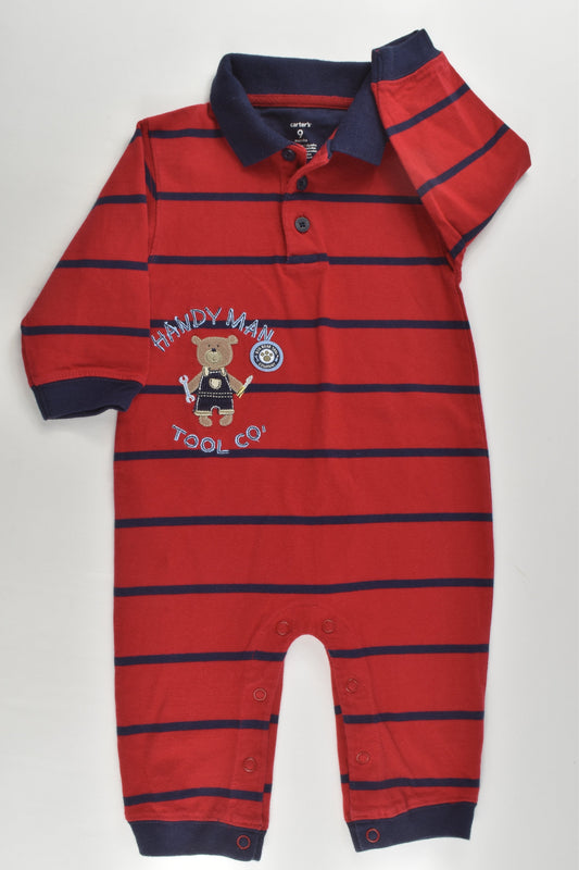 Carter's Size 0 (9 months) 'Handy Man Tool Co' Playsuit