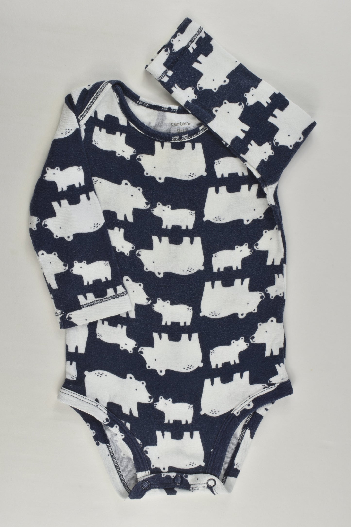 Carter's Size 0 (9 months) Polar Bear Bodysuit