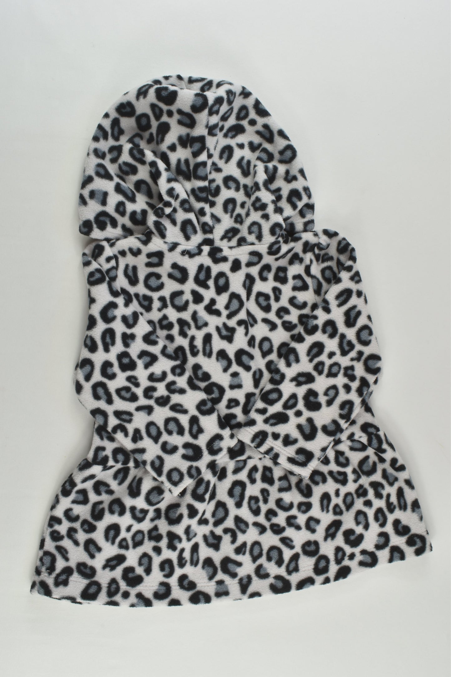 Carter's Size 00 (6 months) Hooded Snow Lepard Fleece Jumper
