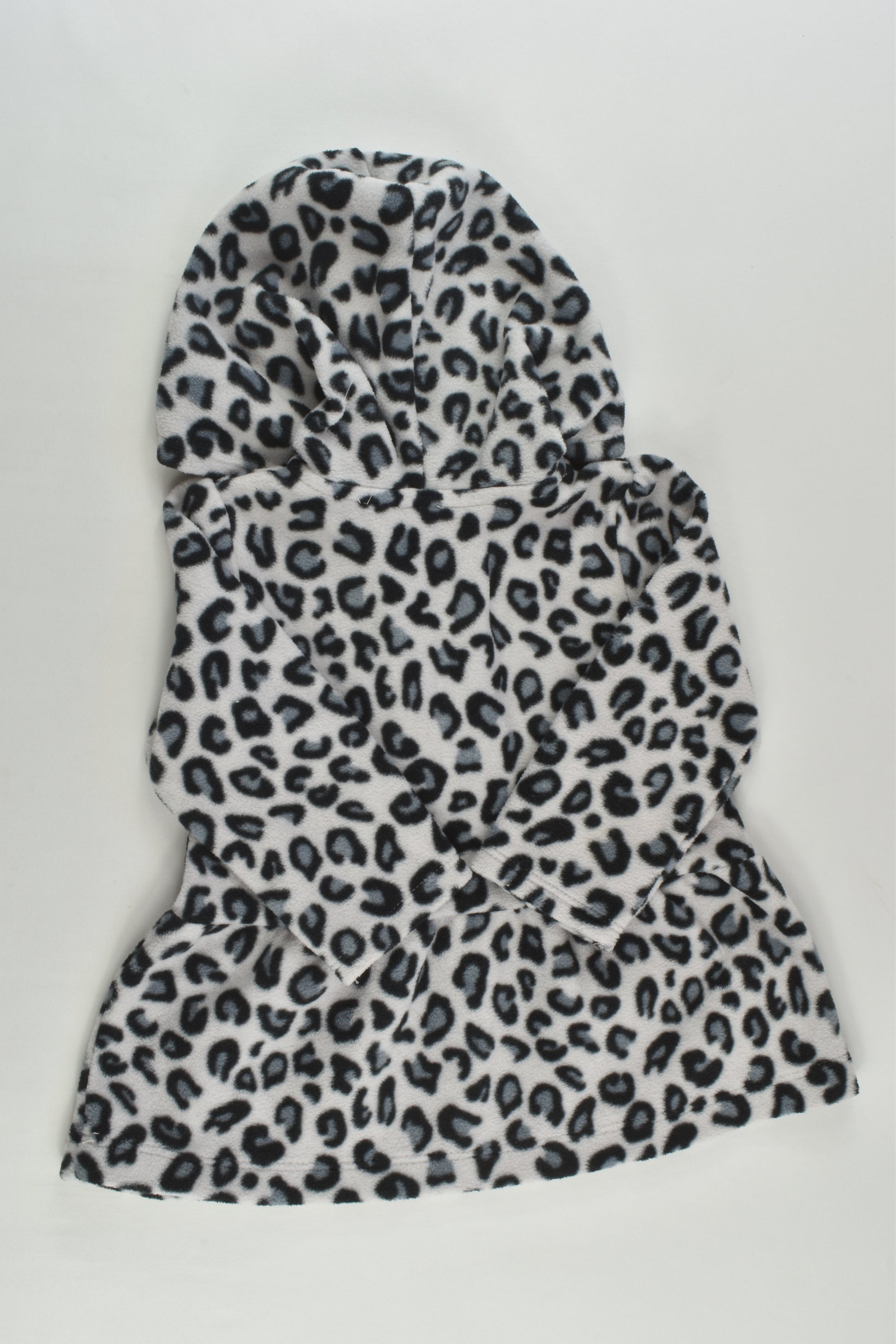 Carter's Size 00 (6 months) Hooded Snow Lepard Fleece Jumper