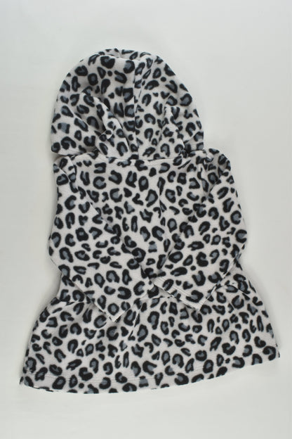 Carter's Size 00 (6 months) Hooded Snow Lepard Fleece Jumper