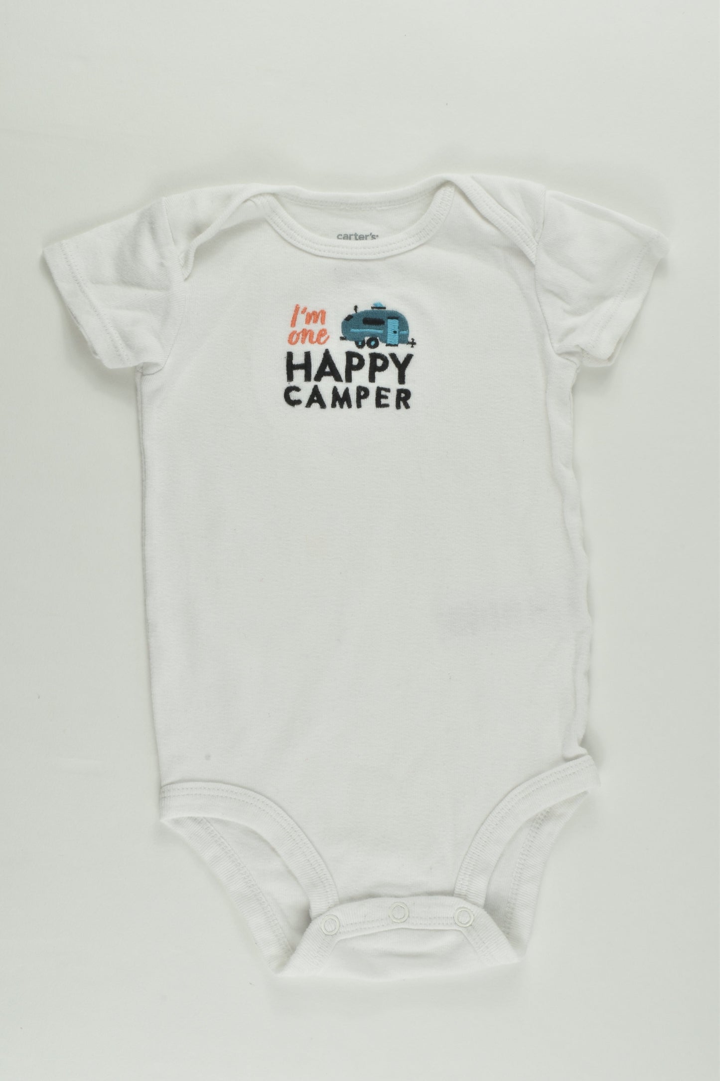 Carter's Size 00 (6 months) 'I'm One Happy Camper' Bodysuit