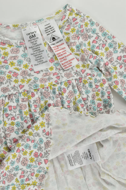 Carter's Size 00 (6 months) Liberty Print Dress and Matching Bloomers