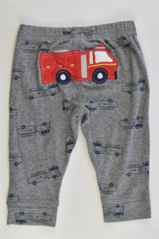 Carter's Size 00 (6 months) Pants with Fire Engine at the back
