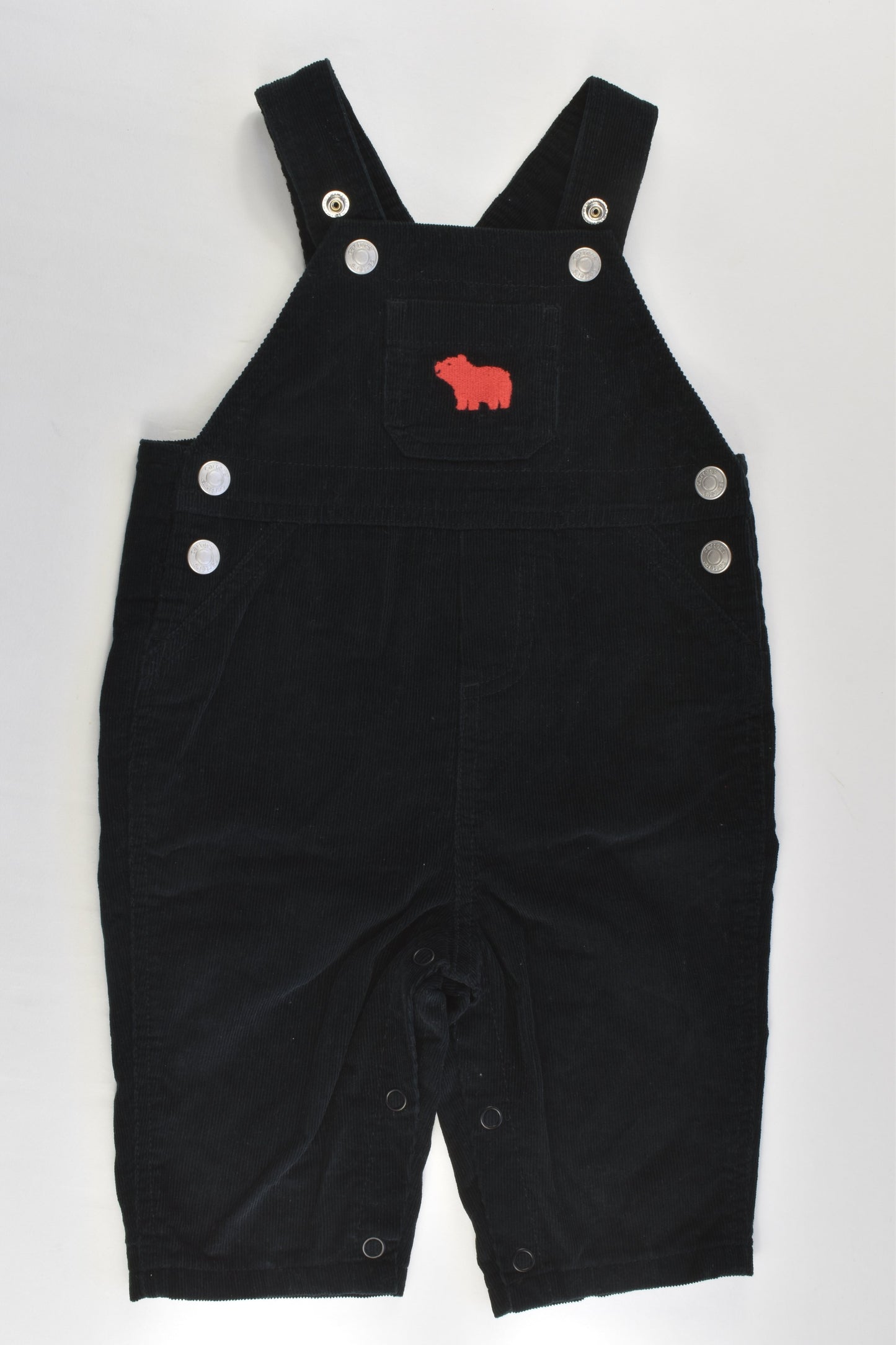 Carter's Size 00 (6 months) Soft Bear Cord Overalls