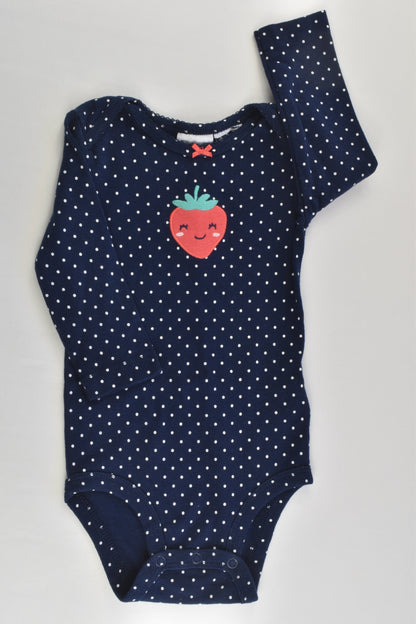 Carter's Size 00 (6 months) Strawberry Bodysuit