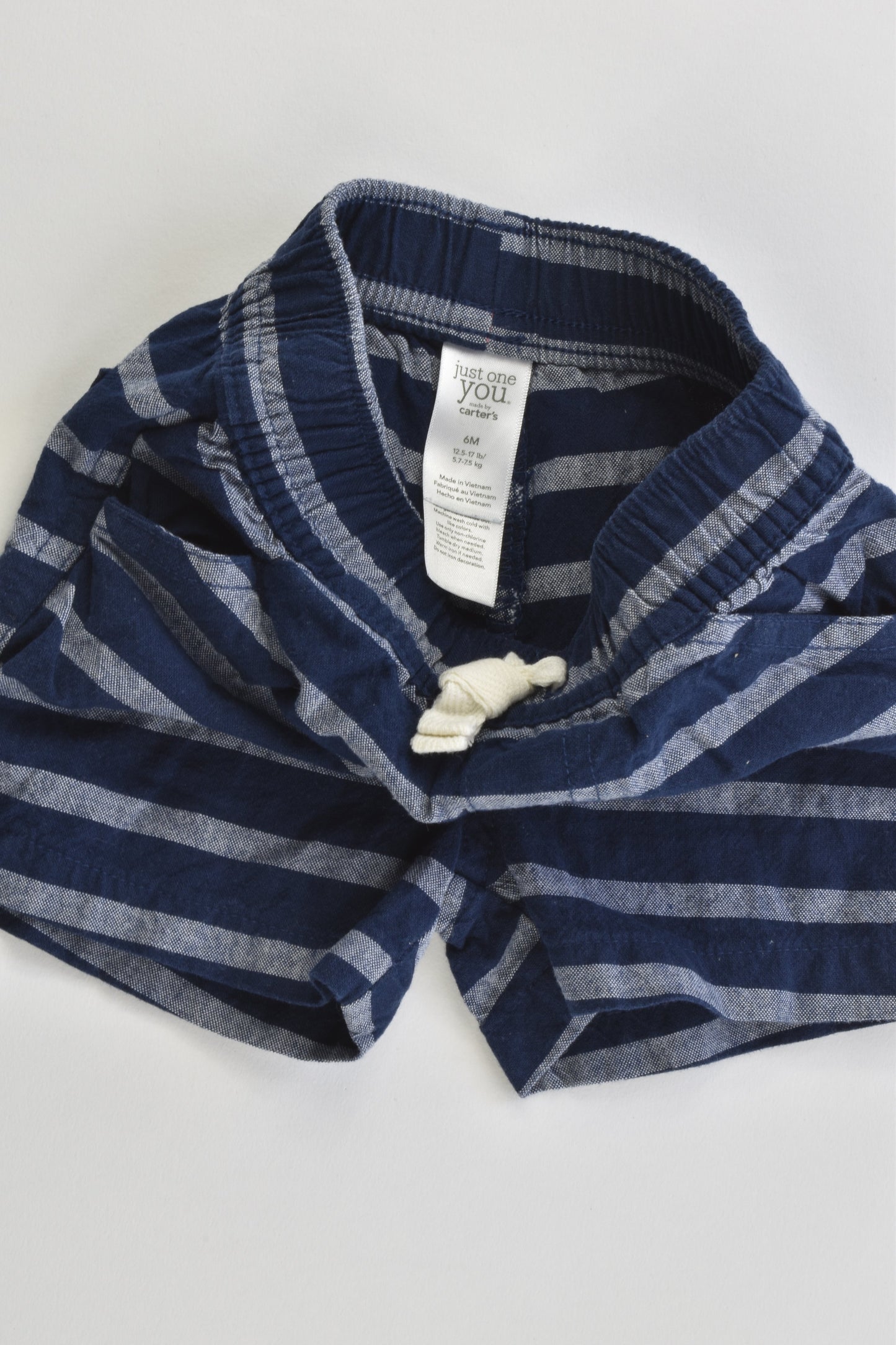 Carter's Size 00 (6 months) Striped Shorts