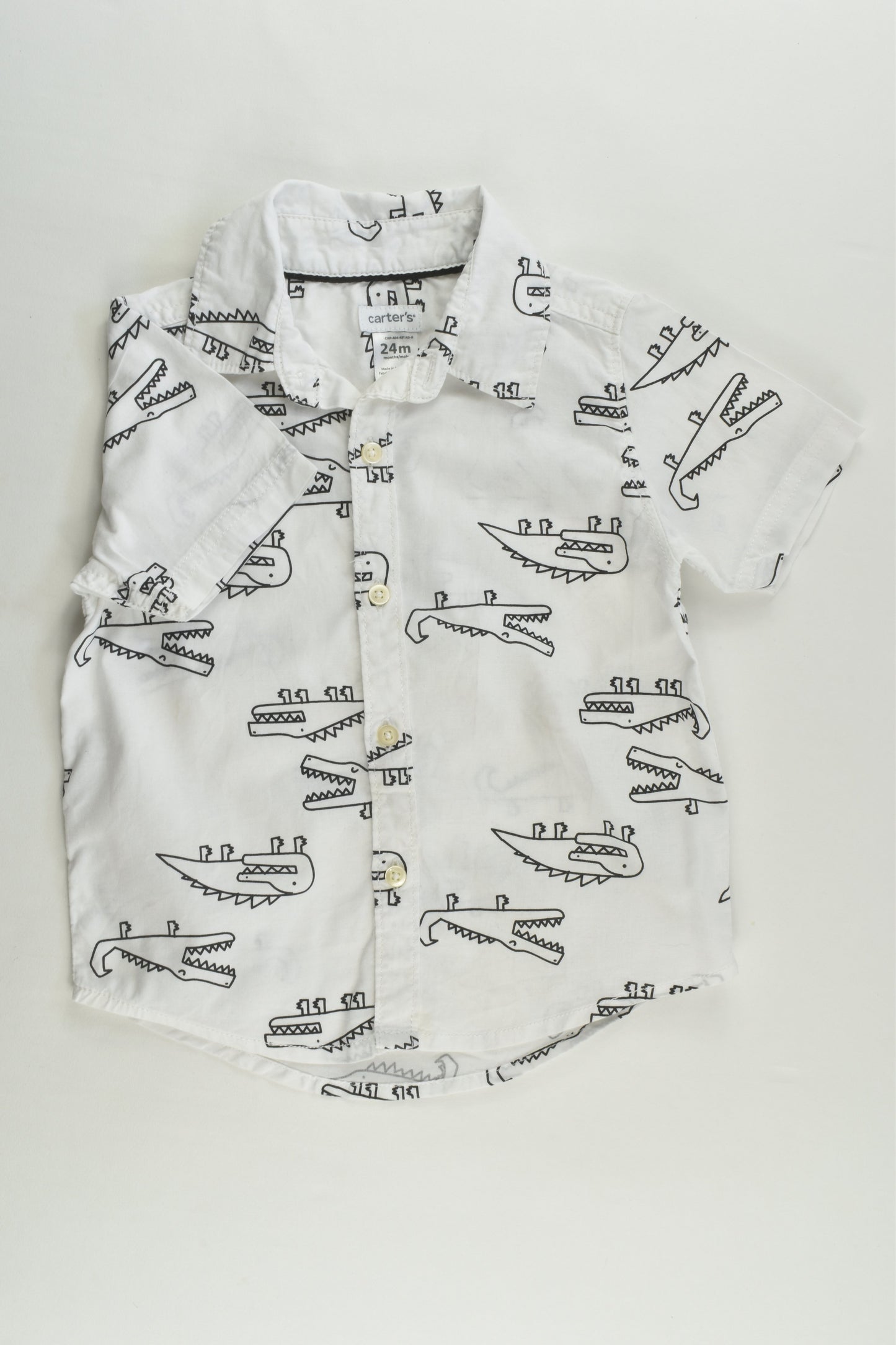 Carter's Size 2 (24 months) Crocodile Shirt