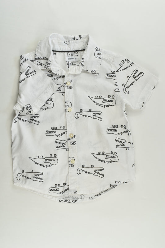 Carter's Size 2 (24 months) Crocodile Shirt