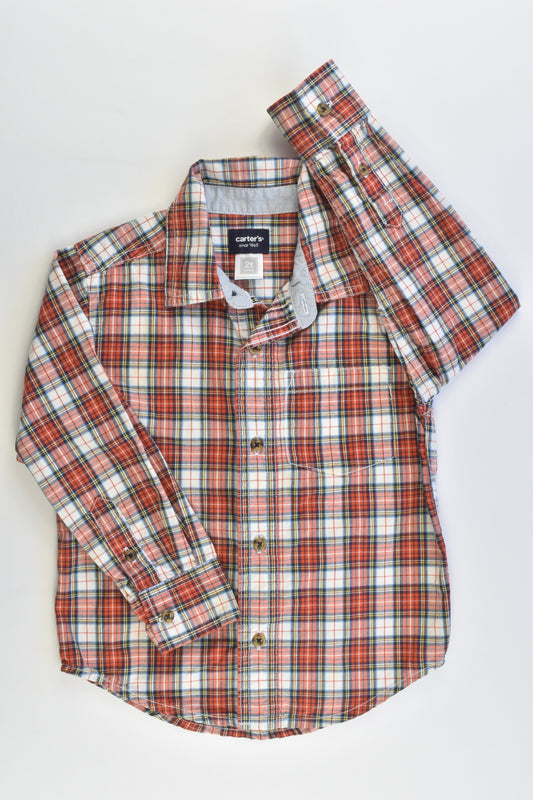 Carter's Size 2 Checked Collared Shirt