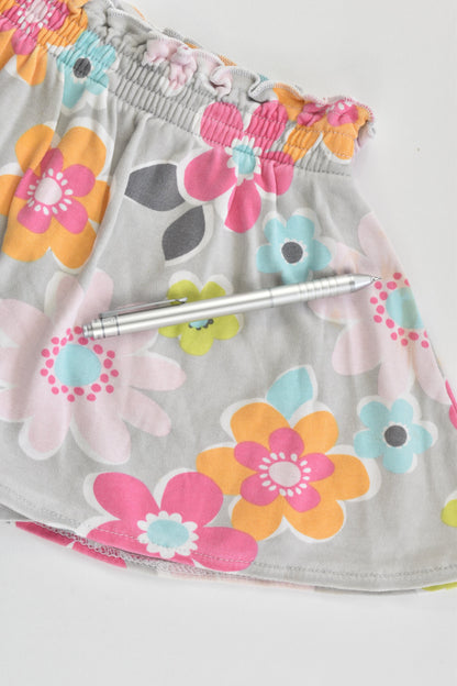 Carter's (?) Size 3-4 Floral Skirt with Shorts Underneath