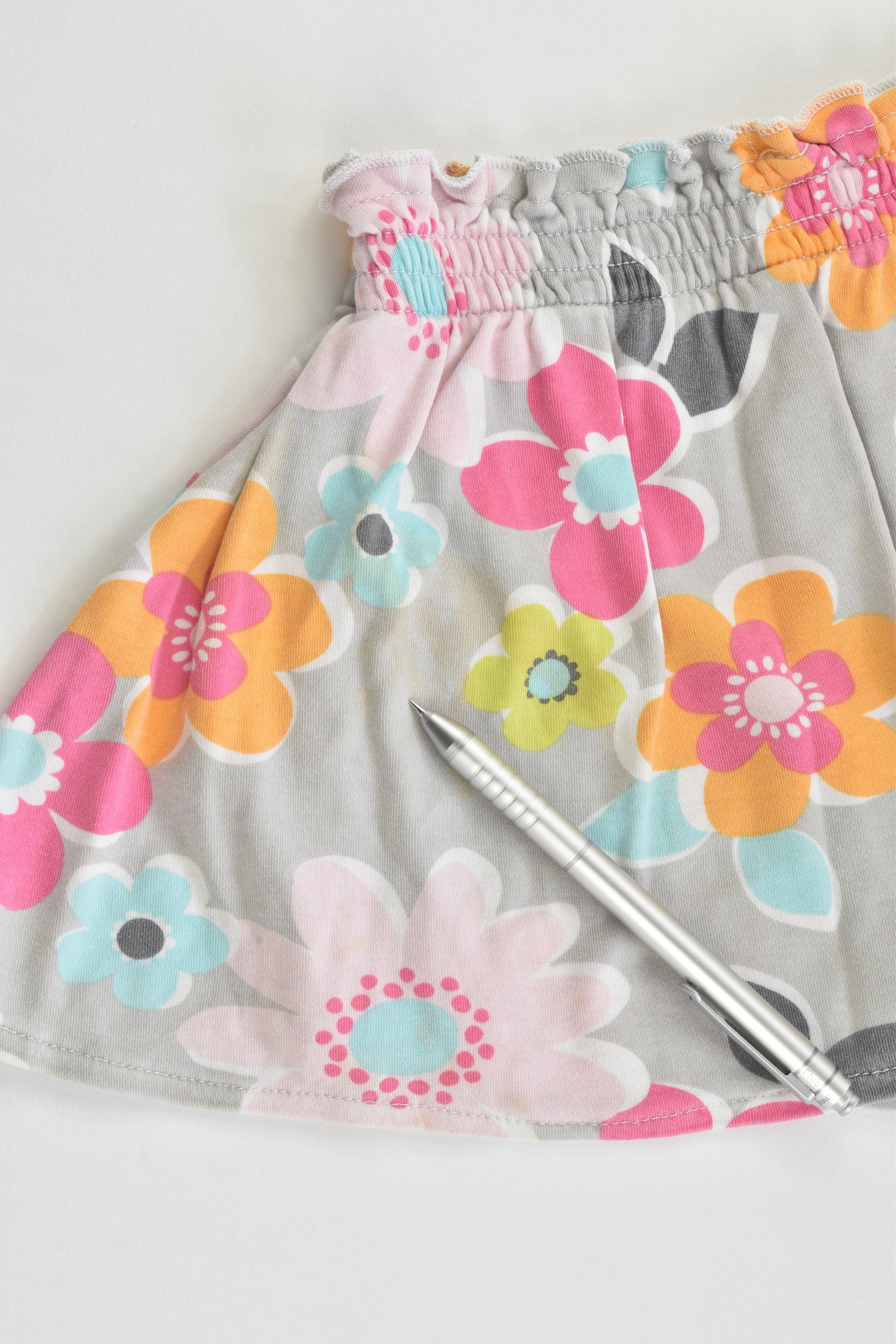 Carter's (?) Size 3-4 Floral Skirt with Shorts Underneath