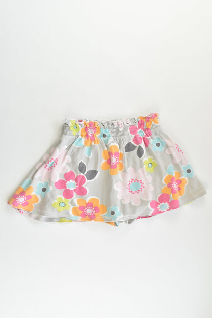 Carter's (?) Size 3-4 Floral Skirt with Shorts Underneath