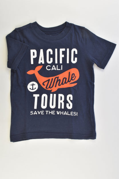 Carter's Size 3 'Whale Tours' T-shirt