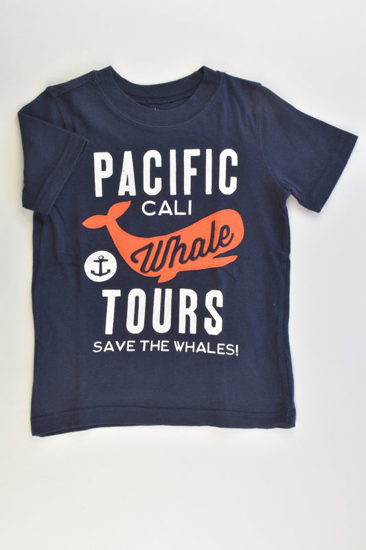 Carter's Size 3 'Whale Tours' T-shirt