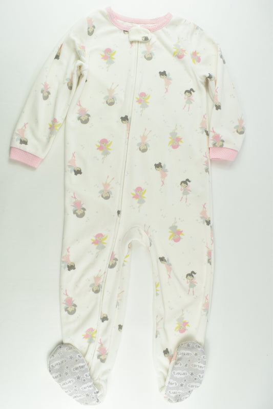 Carter's Size 4 Fairies Fleece Footed One Piece