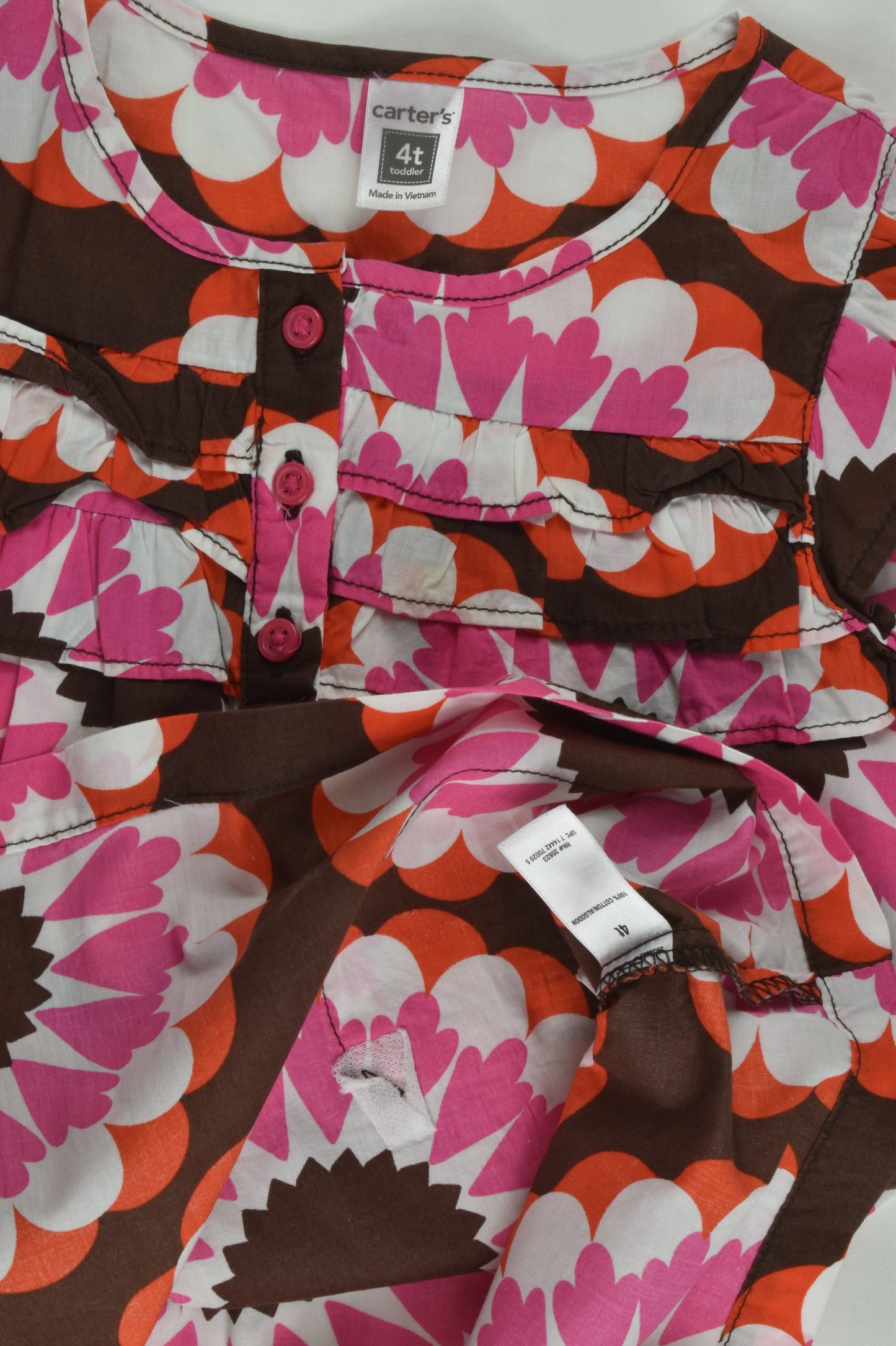 Carter's Size 4 Retro Flowers Tunic