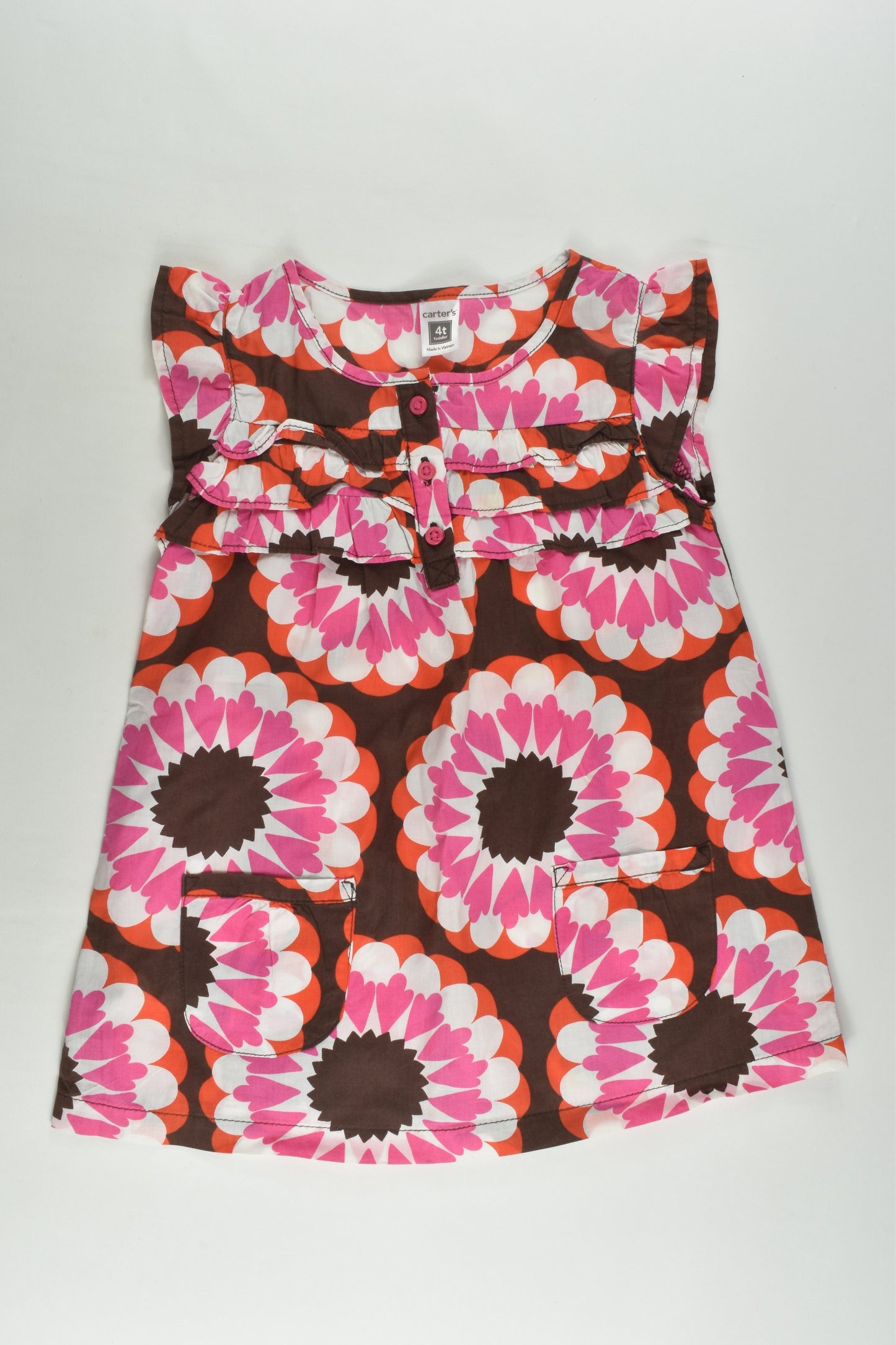 Carter's Size 4 Retro Flowers Tunic