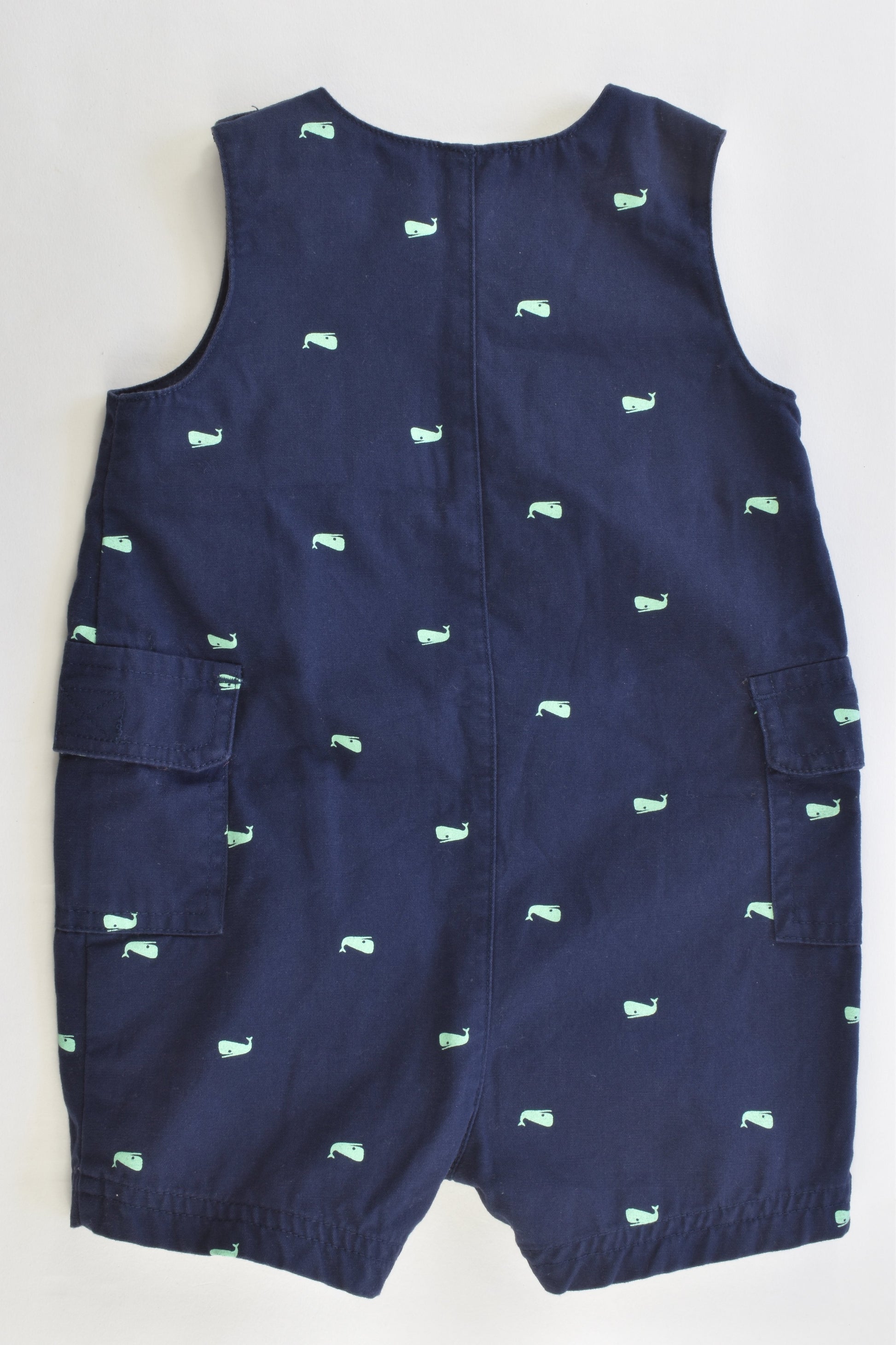 Carter's Size 6 months Short Whales Overalls