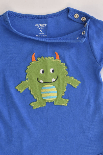 Carter's Size 9 months Friendly Monster Bodysuit