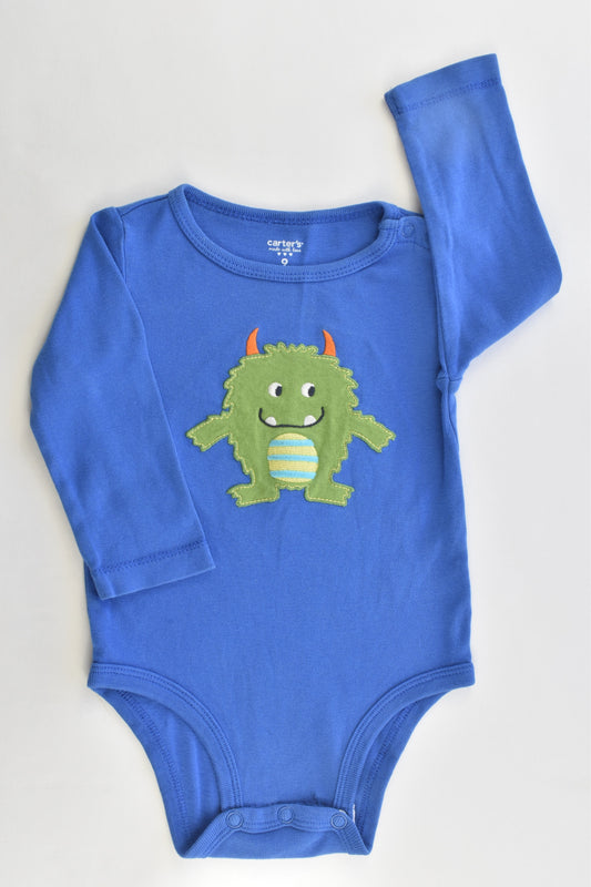 Carter's Size 9 months Friendly Monster Bodysuit