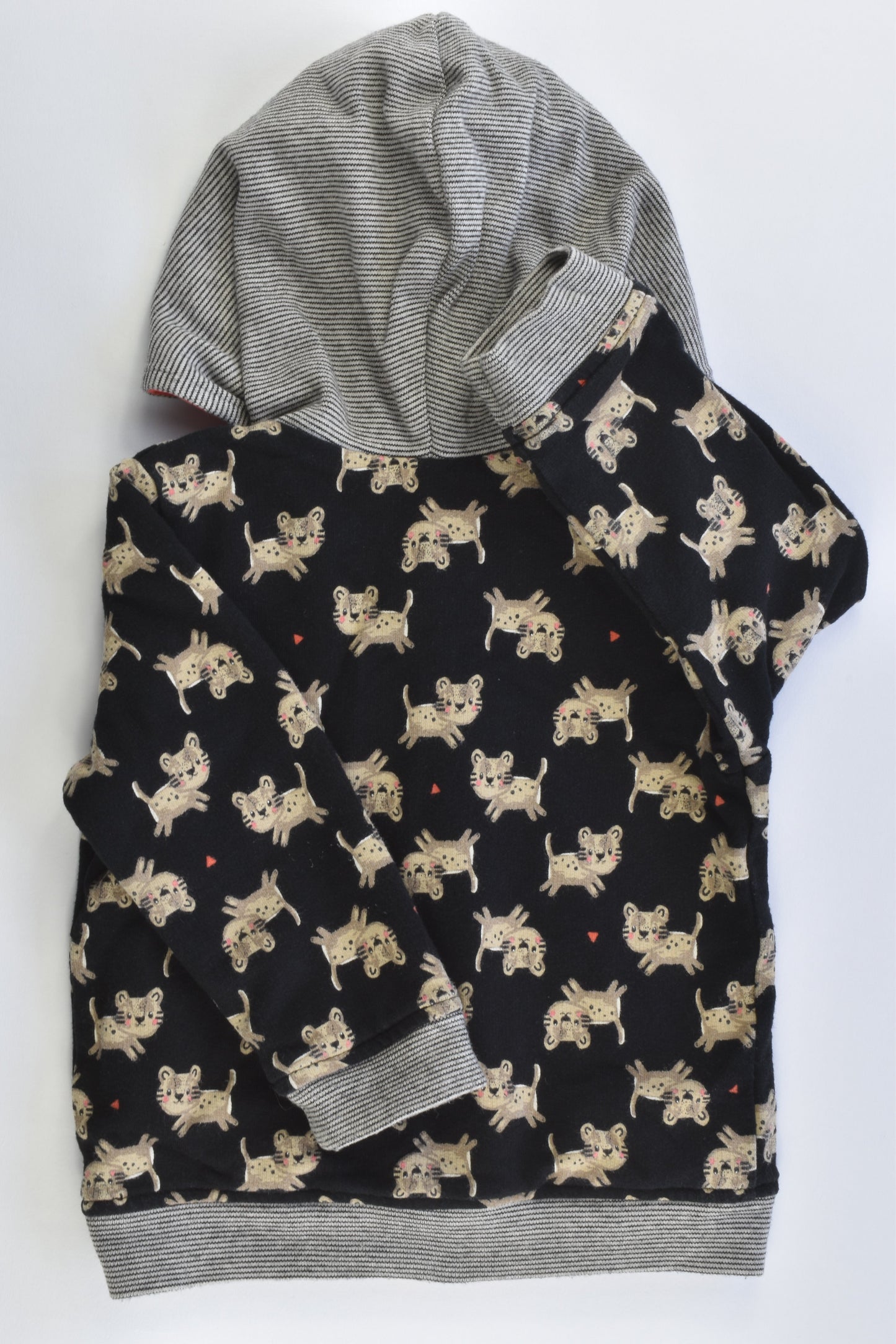 Catimini (France) Size 0-1 (18 months) Reversible Hooded Jumper