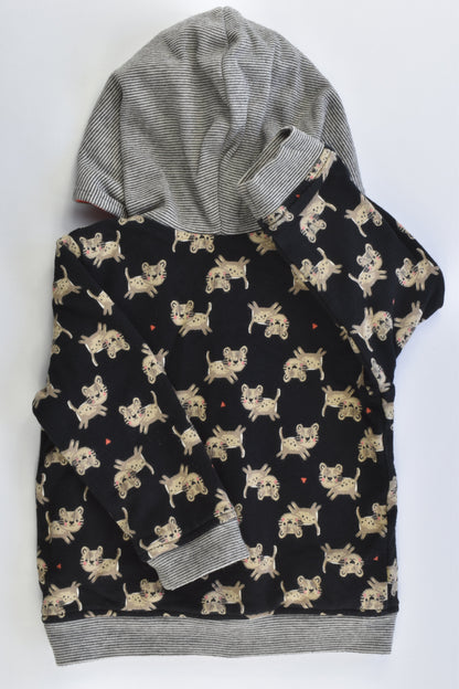 Catimini (France) Size 0-1 (18 months) Reversible Hooded Jumper