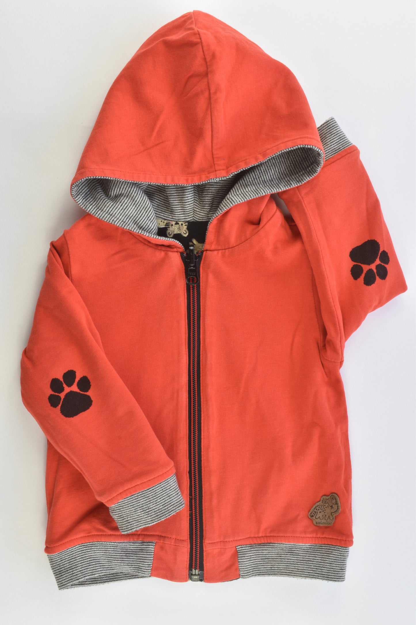 Catimini (France) Size 0-1 (18 months) Reversible Hooded Jumper