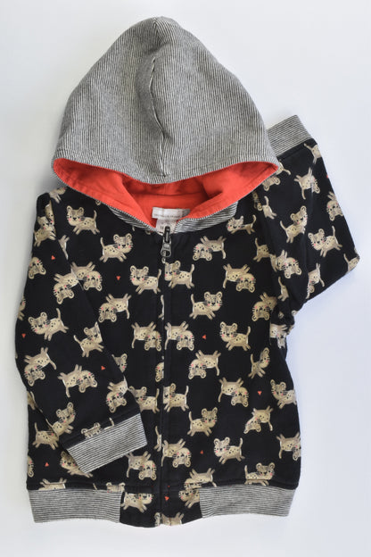 Catimini (France) Size 0-1 (18 months) Reversible Hooded Jumper