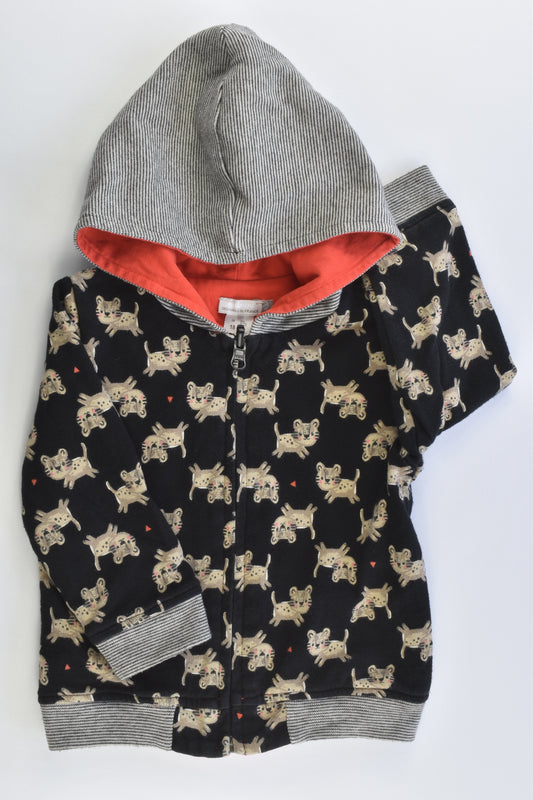 Catimini (France) Size 0-1 (18 months) Reversible Hooded Jumper