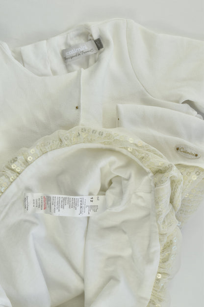 Catimini (France) Size 0 (12 months, 74 cm) Dress