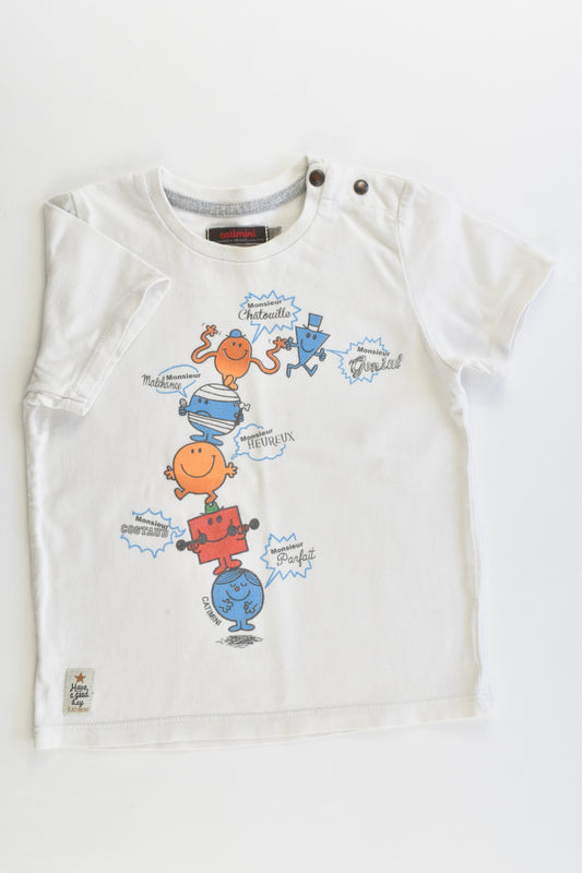 Catimini (France) Size 1-2 (2 years, 86 cm) Mr Men T-shirt
